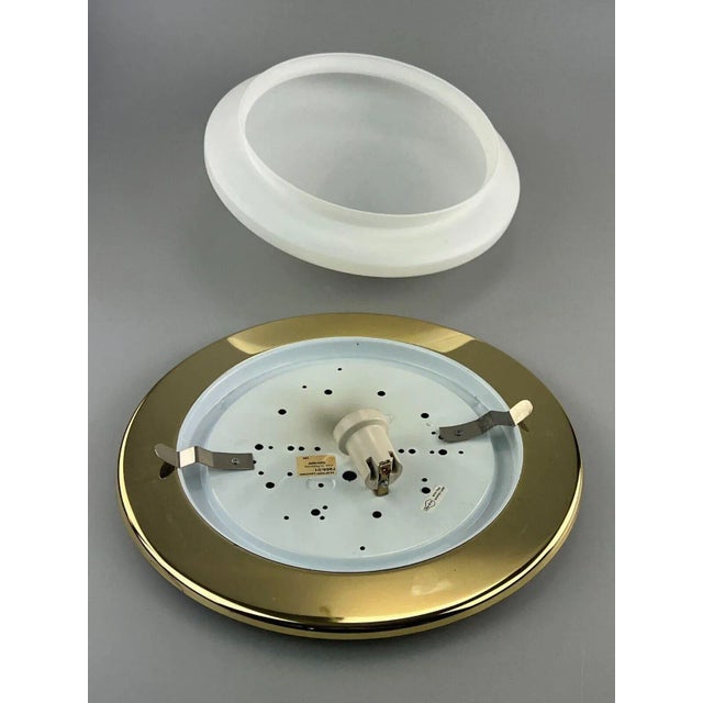 Space Age Glass Ceiling Light from Hustadt Leuchten, 1970s For Sale - Image 4 of 13