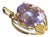 1960s Amethyst/Gold-Plated Pendant For Sale