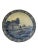 Ceramic Vintage Large Delft Boch Blue and White Plate With Cottage and Windmill Scene For Sale - Image 7 of 7