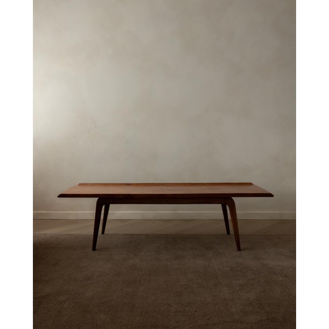 A beautifully restrained vintage edith coffee table by arnold madsen & henry schubell for bovenkamp, made in the...