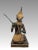 Vintage Thai Bronze and Gilt Female Figure or Statue, the Phin Musician Statue Sculpture For Sale - Image 4 of 12