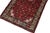 Traditional Vintage Hand-Knotted Wool Rug – 3.5 X 7 Ft – Rich Red Traditional Medallion For Sale - Image 3 of 8