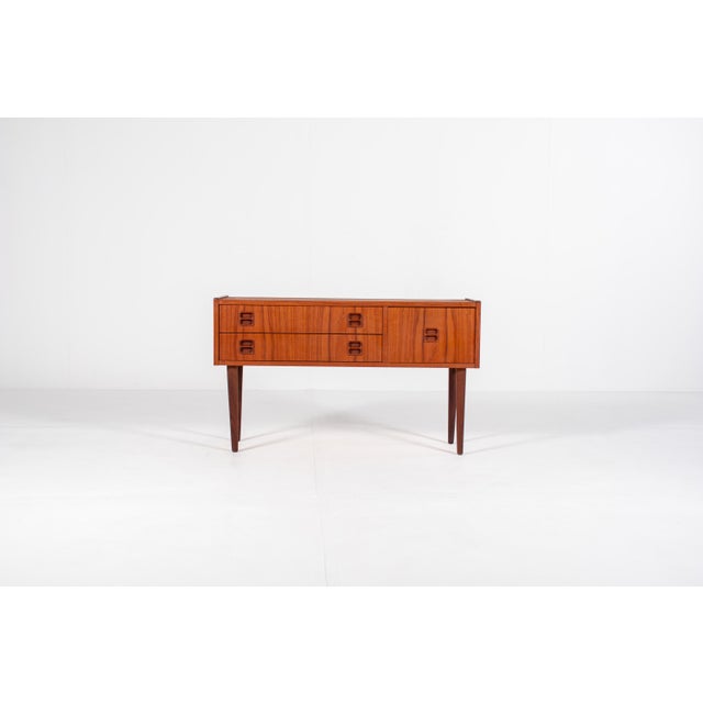 Wood Mid-Century Modern Danish Teak Chest of Drawers, 1960s For Sale - Image 7 of 12