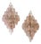 Murano Glass Polyhedral Wall Sconces attributed to Carlo Scarpa for Venini, 1960s, Set of 2 For Sale