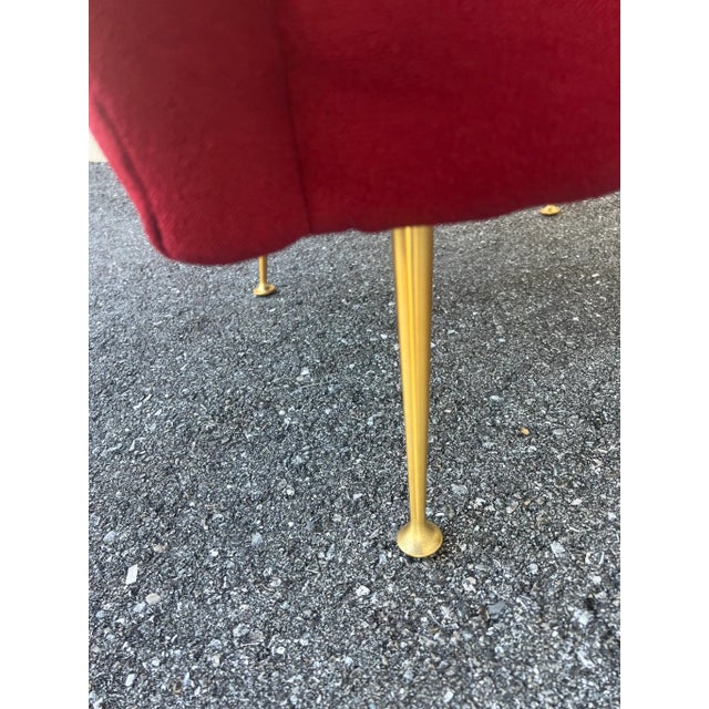 Red West Elm Phoebe Chair For Sale - Image 8 of 9