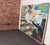 African Monumental Ghanaian "Concert Party" Fragmentary Bifold Painting by Mark Anthony For Sale - Image 3 of 18