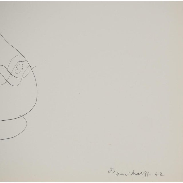 Henri Matisse, Etude de bouquet de fleurs, Lithograph For Sale - Image 5 of 6