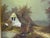 1960s Signed Vintage Oil on Canvas Cottage Landscape Painting For Sale - Image 5 of 9