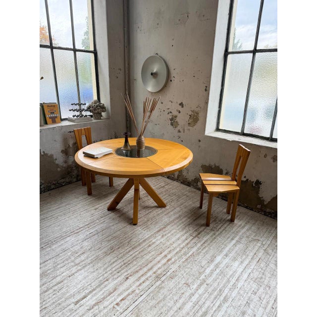 Elm Table from Seiltz, 1980 For Sale - Image 11 of 18