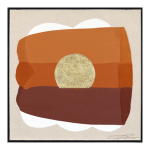 Eternal Sunsets Mini: Trustworthy - Meditative Abstract Warm Painting on Canvas Original Artwork by Jason DeMeo