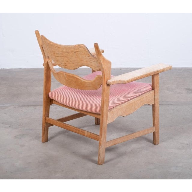 Vintage Razor Blade Oak Chair by Henning Kjærnulf for Nyrup Furniture Factory, 1960s For Sale - Image 8 of 10