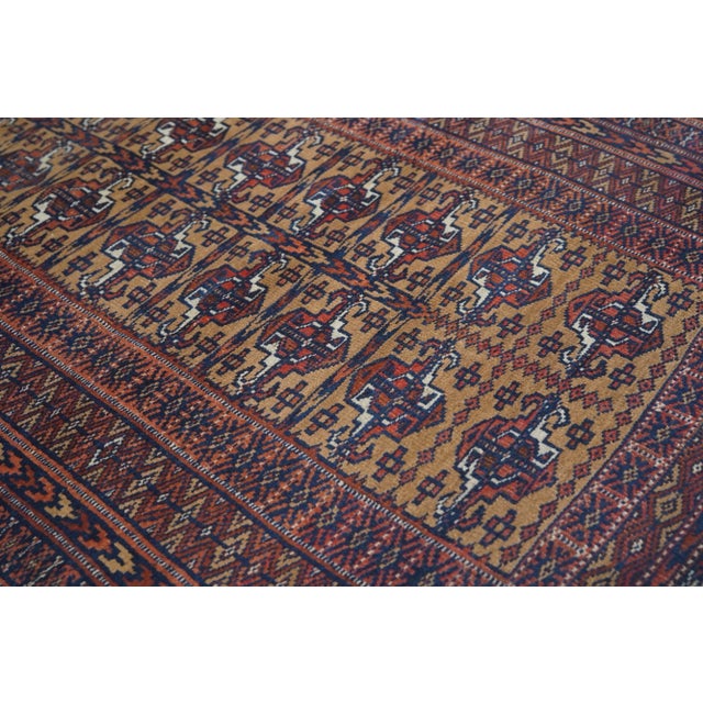 Asian Antique Antique Turkmen Rug 3'0'' X 5'9'' For Sale - Image 3 of 10