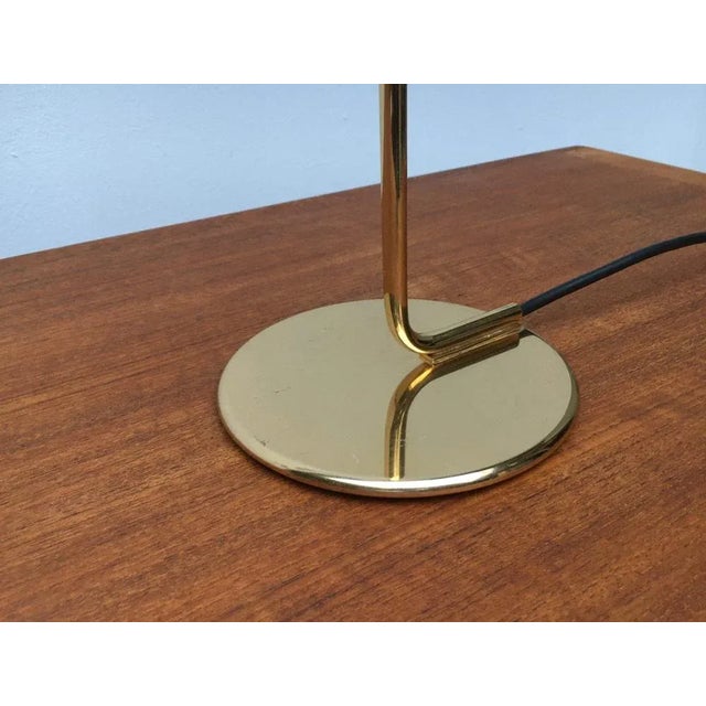 Gold Mid-Century Swirl Glass Table Lamp For Sale - Image 8 of 18