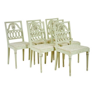 Gustavian Chairs, 1890, Set of 6 For Sale
