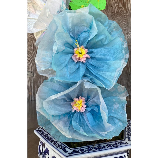 Paper Contemporary Hand Rolled Paper Flowers For Sale - Image 7 of 9