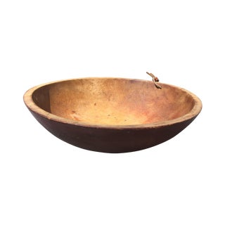 Antique Primitive Dough Bowl For Sale