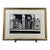 1965 Jordi Curós Original Black-and-White Balcony Scene, Signed & Framed For Sale