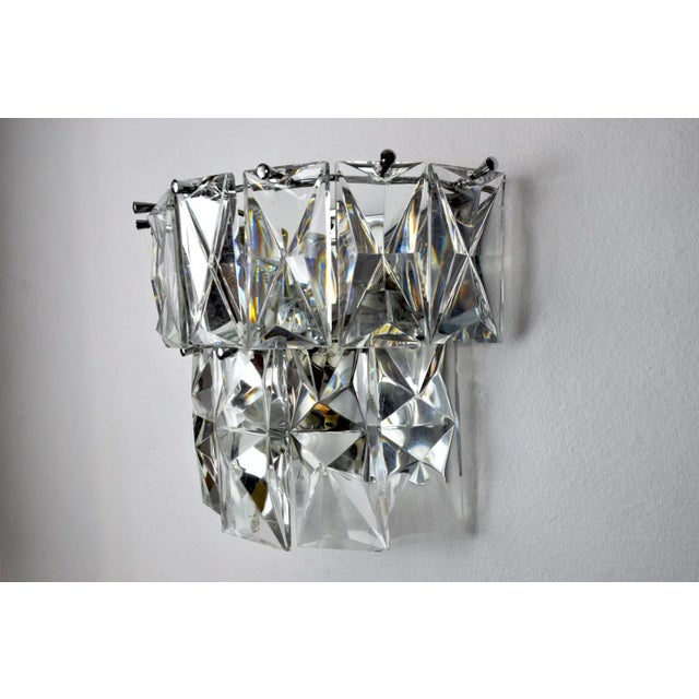 1970s Regency Glass Wall Light from Kinkeldey, Germany, 1970 For Sale - Image 5 of 10