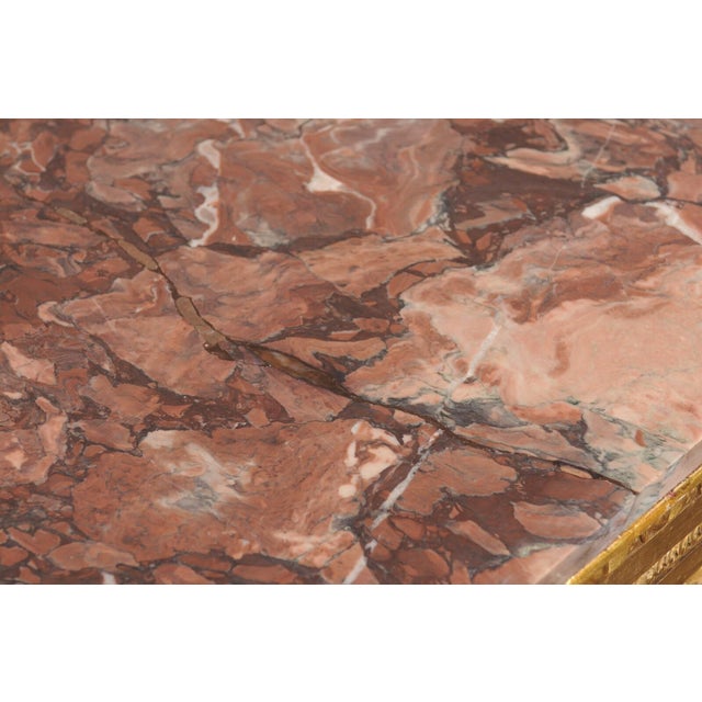 18th Century Italian Gilt Console with Marble Top For Sale - Image 12 of 12