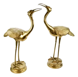 Bird Sculptures, 1960s, Brass, Set of 2