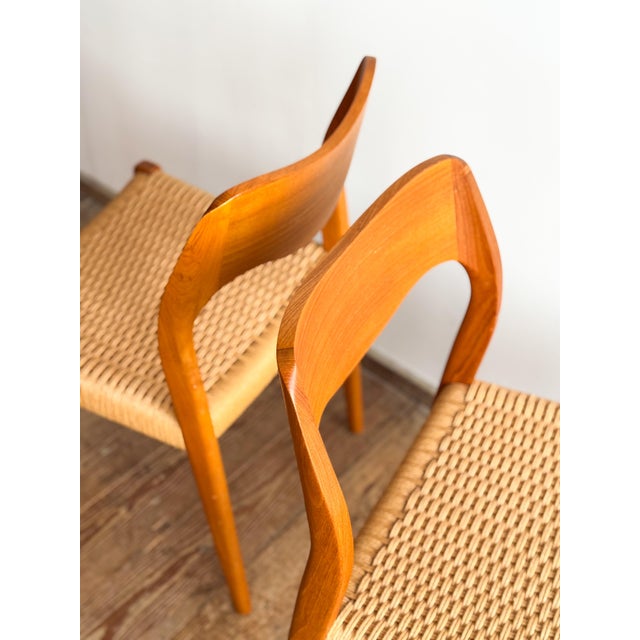 Dining Room Chairs by Niels O. Møller for J.L. Mollers, Set of 6 For Sale - Image 10 of 18