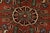 Terra Cotta Heriz Rug 8′ X 10′ Rust Wool Tribal Hand-Knotted Oriental Carpet For Sale - Image 8 of 15
