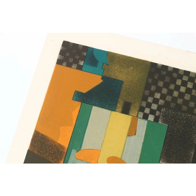 André Minaux Andre Minaux Original Lithograph 1968 Signed & Numbered For Sale - Image 4 of 5