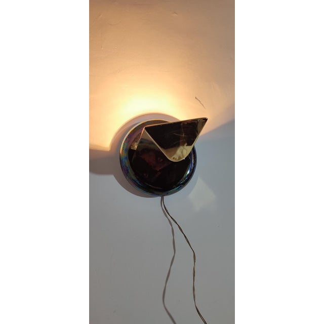 Iridescent Wall Light, Spain, 1980s For Sale - Image 12 of 14