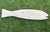 White Vintage Hand-Carved Coastal Folk Art Fish Wall Sculpture For Sale - Image 8 of 12