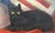 1940s Mid Century Still Life Painting of Black Cat and Vase, Signed, 1940s by Joseph Tanous For Sale - Image 5 of 6