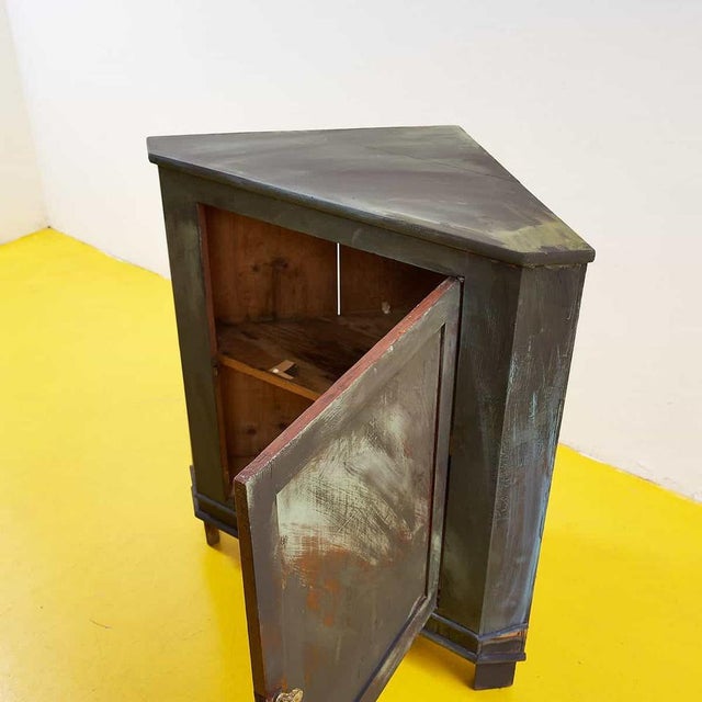 Vintage Wooden Corner Sideboard For Sale - Image 6 of 10