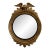 Mid-Century American Federal Giltwood Eagle Bullseye Convex Mirror For Sale