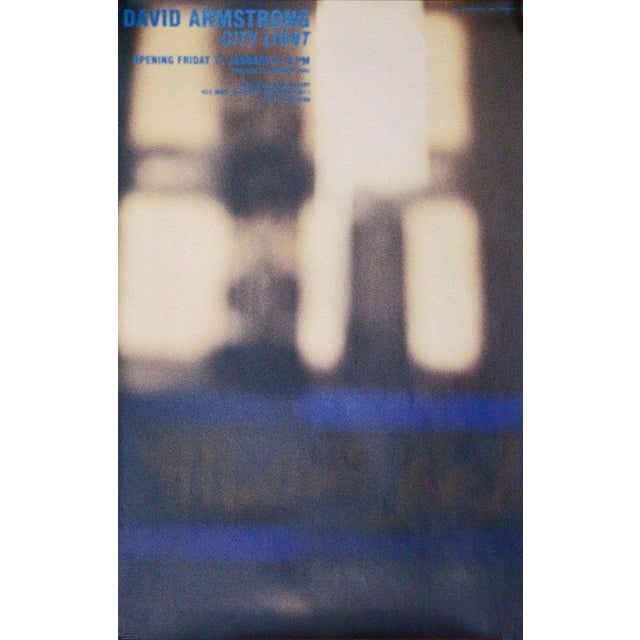 Abstract David Armstrong City Light Official Exhibition Poster For Sale - Image 3 of 3