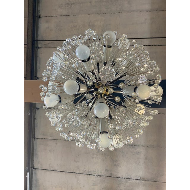 1950s Mid-Century Sputnik Snowball Chandelier by Emil Stejnar for Rupert Nikoll, 1950s For Sale - Image 5 of 16