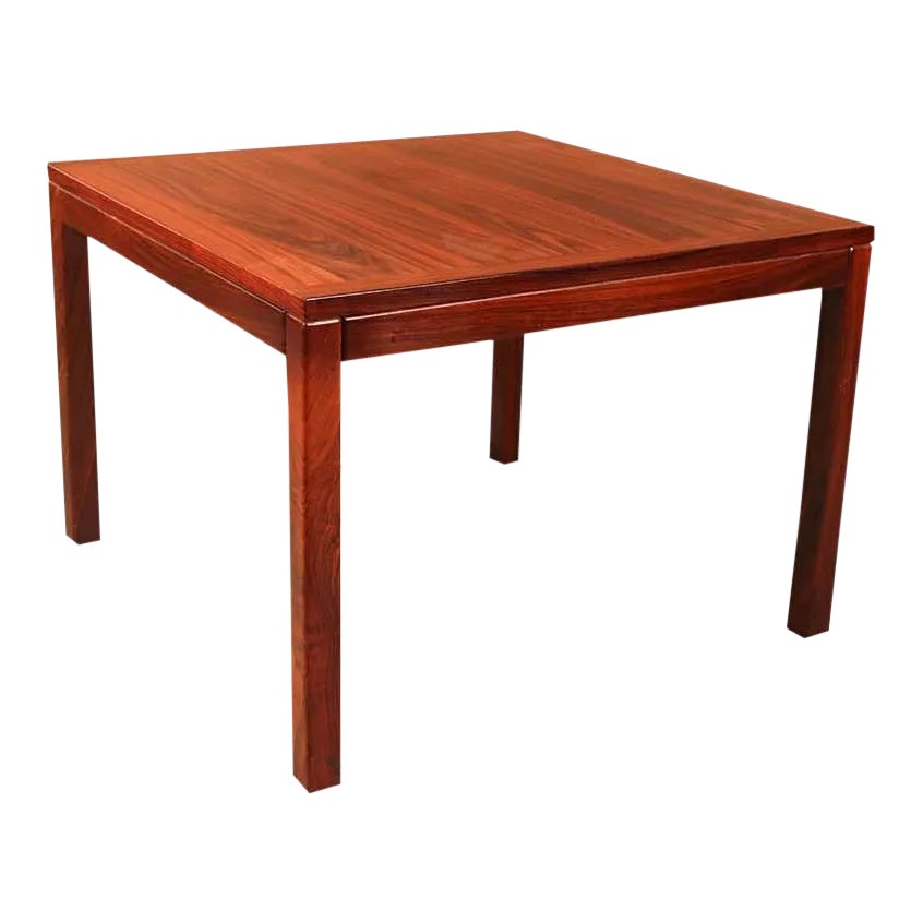 Mid Century Vejle Stole Mobelfabrik Danish Rosewood Side Table | Chairish