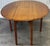 Vintage Wright Table Company English Gateleg Yew Wood Drop Leaf Dining Table For Sale In New York - Image 6 of 9