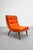 Mid-Century Modern Mid Century Modern Scoop Lounge Chair by Carter Brothers | Orange Tufted Chair, C. 1950's For Sale - Image 3 of 13