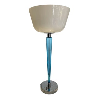 Coppa Table Lamp in Blown Glass by Jeannot Cerutti for VeArt and Artemide, Venice, Italy For Sale
