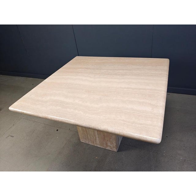 Vintage Travertine Dining Table, 1970s For Sale - Image 4 of 13
