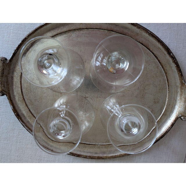 Modern Late 20th Century Glass Dessert Coupes, Set of 4 - Two Sets Available For Sale - Image 3 of 11