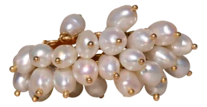 The Nukarni: Dangling Pearl ring in Yellow Gold