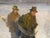 Albert Stagura, Lumberjack in the Snow, Oil Painting on Canvas For Sale - Image 11 of 13