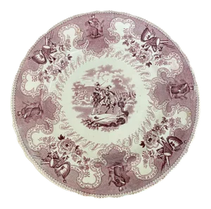 19th Century Staffordshire Campaigne Plate