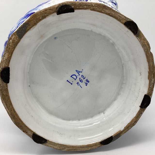 Late 18th Century Antique Delft Faience Cache Pot For Sale - Image 5 of 6