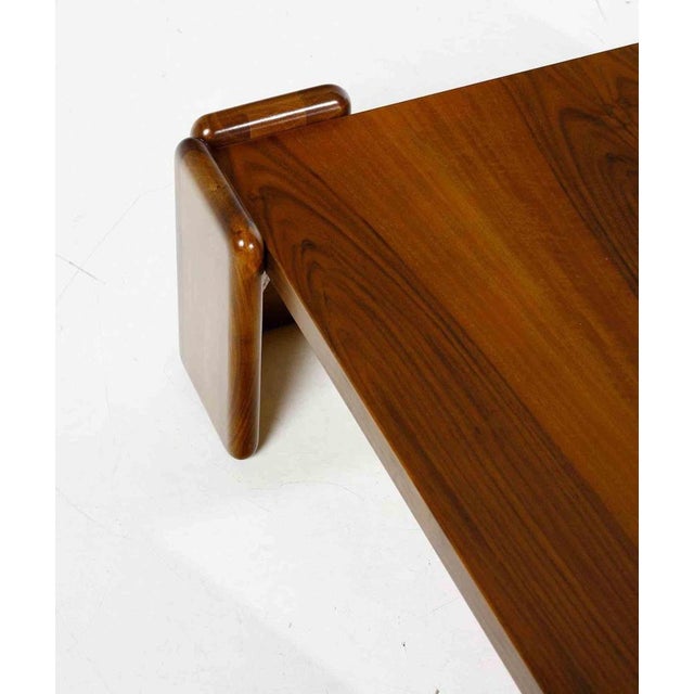 Coffee Table by Mario Marenco for Mobilgirgi, Italy 1970s. Cm 32,00 x 87,00 x 87,00. Walnut Wood. Good conditions! This...