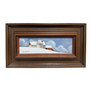 Circa 1977 Steven L. Ball Original Oil Painting, Signed For Sale