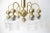Brass Chandelier from Kamenicky Senov, Czechoslovakia, 1970s For Sale - Image 4 of 14