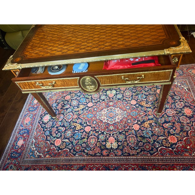 Brown Early 19th Century Donald Ross Louis XVI Style Inlaid Desk For Sale - Image 8 of 12