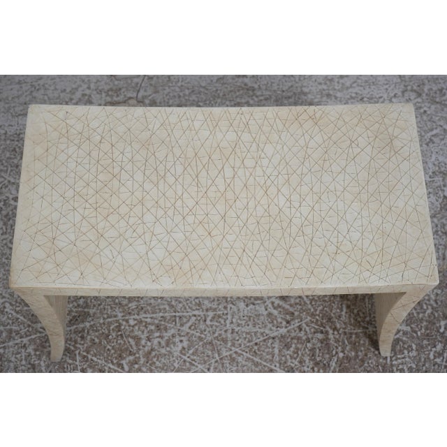 Baker Furniture Company Pair of Baker Thomas Pheasant Pagoda Benches For Sale - Image 4 of 15
