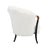 Contemporary White Faux Fur Arm Chair For Sale - Image 3 of 8